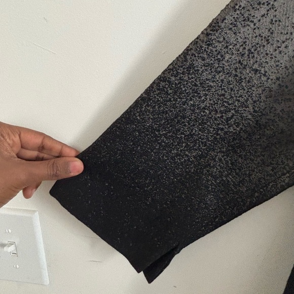 Eileen Fisher Jacket women’s Shimmering Phantom Funnel Neck Grey Black M Boho - Picture 8 of 8